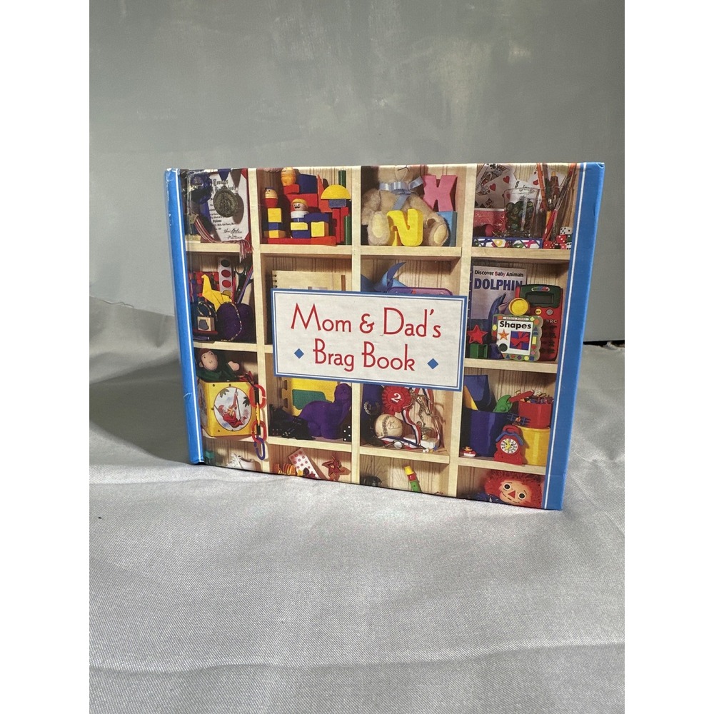 Vintage Mom & Dad's Brag Book Photo Album Picture Frame Book Child Decor